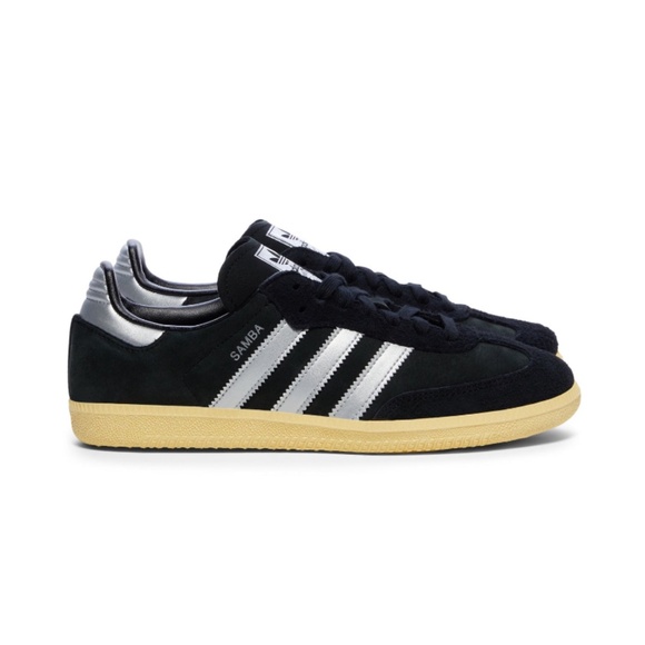 Adidas Women's Samba OG Core Black Matte Silver IE8128 - Picture 1 of 5